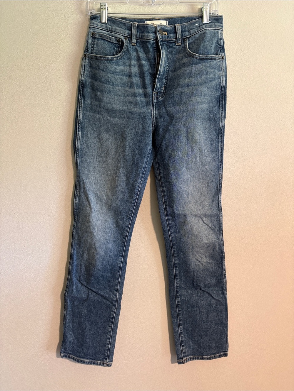 Madewell Women's Straight-Leg Medium Blue Jeans
